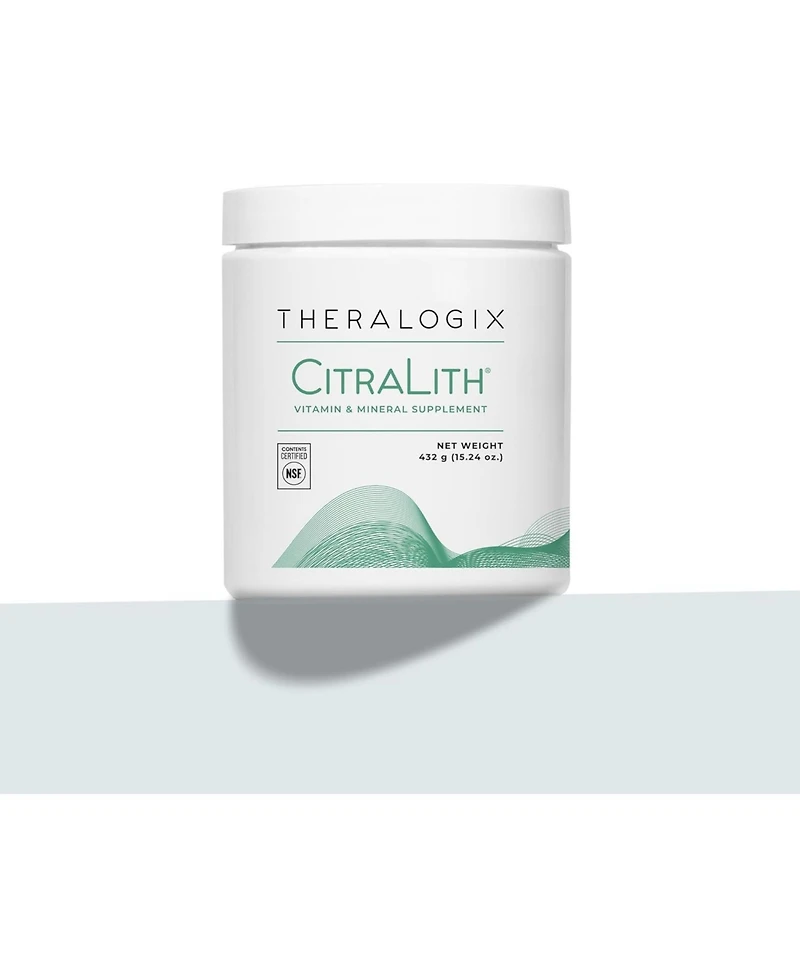 Theralogix CitraLith Canister Vitamin & Mineral Supplement - 90-Day Supply - Kidney Health Support for Healthy Kidney Function