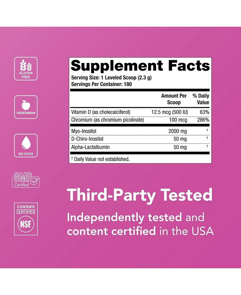 Theralogix Ovasitol Plus Canister Metabolic Health Supplement