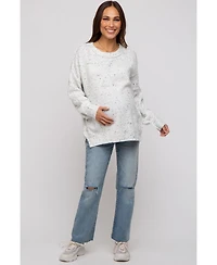 Pinkblush Maternity Speckled Knit Sweater