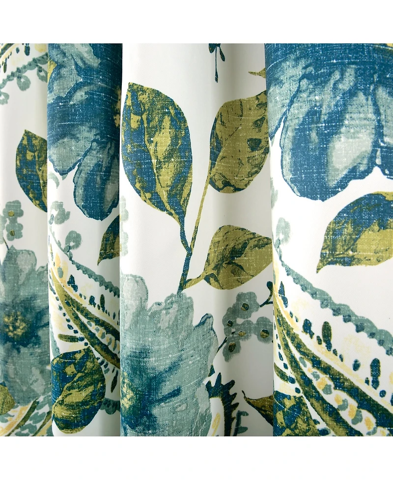 Floral Paisley 52" x 84" Curtain Set