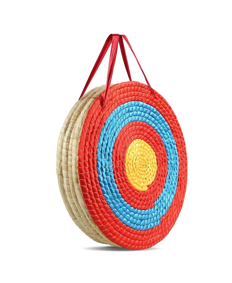 Sugift Archery Target 20" 5-Layer Straw Round Target for Outdoor Practice