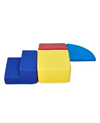 Sugift 4-Piece Foam Climbing Set for Toddlers - Crawl & Slide Playset