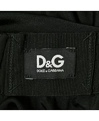 Pre-Owned Dolce & Gabbana Women's Pre-Owned D&g Black Jersey Halter Neck Mini Dress