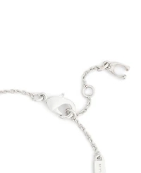 Coach Faux Stone Signature C Heart Strand Bracelet
