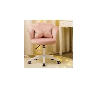 Dyhome Kitchen Chairs Mid-Century Modern Dining Set of 6, Room Chairs, Polyester Upholstered Wishbone Chair