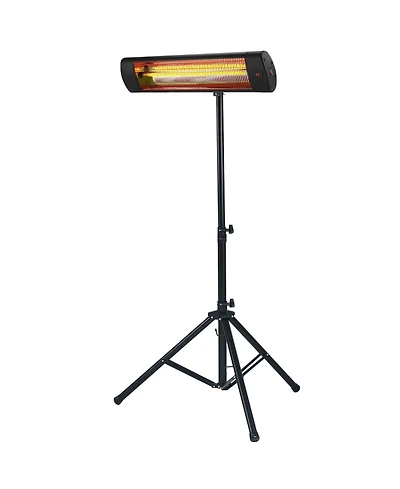 1500W Infrared Space Heater with 3 Heat Settings & Remote Control
