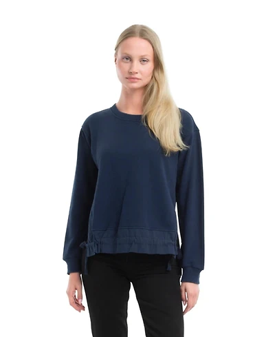 Wilt Clothing Women's Woven Side Panels Sweatshirt