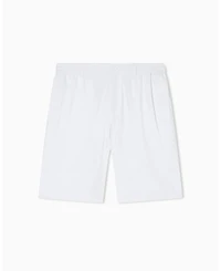 A|X Armani Exchange Men's White Edition Nylon Bermuda Shorts