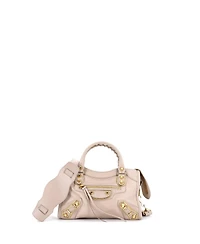 Pre-Owned Balenciaga Mini City Classic Metallic Edge Bag Leather