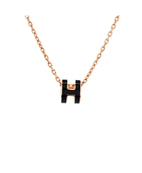 Pre-Owned Hermes Pop H Pendant Chain Necklace