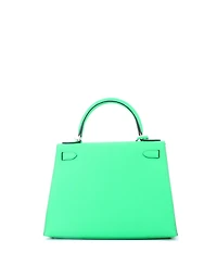 Pre-Owned HERMES Kelly 28 Handbag Epsom with Palladium Hardware