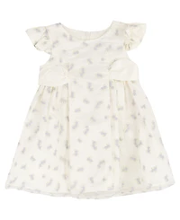 Rare Editions Girls' Toddler 2T-4T Embroidery Dress