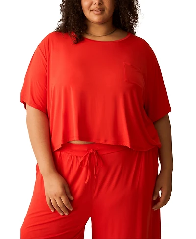 Kindred Bravely Maternity Aria Casual Short Sleeve Cropped Top Limited Edition Color