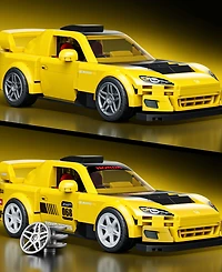 Mattel Brick Shop Hot Wheels 07 Honda S2000 Building Toy Kit, 257 Pieces