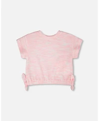 Deux par Toddler Girls Jacquard Knit T-Shirt