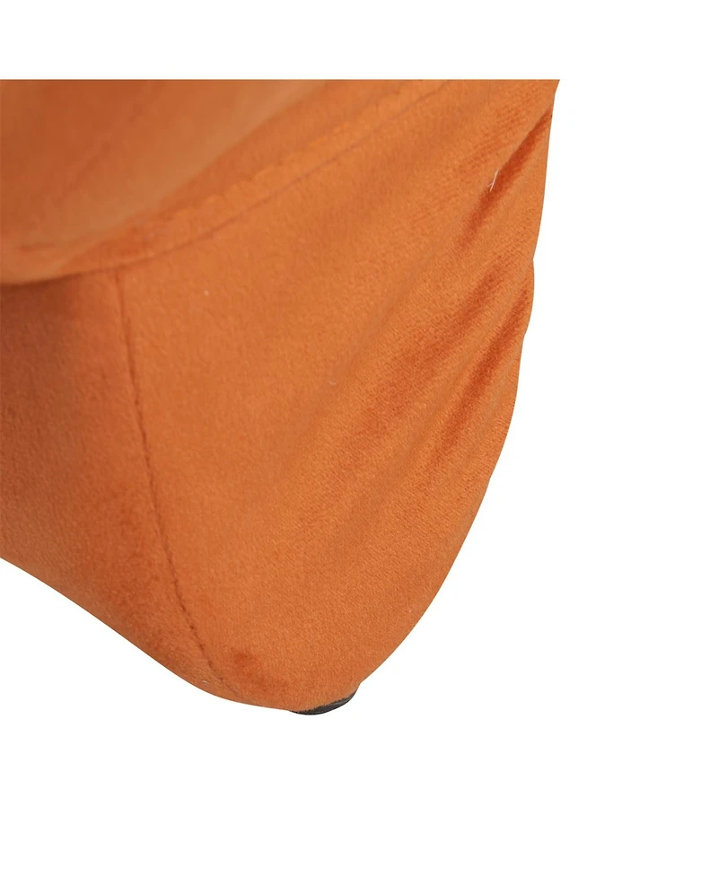 Aostirmotor Modern Velvet Accent Chair - Pet-Friendly 2-in-1 Lounge for Living Room & Office