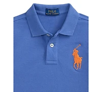 Polo Ralph Lauren Boys' 2-7 Ribbed Collar Short Sleeve Shirt