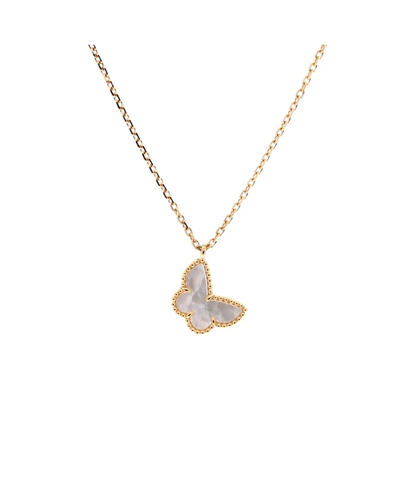 Pre-Owned Van Cleef & Arpels Sweet Alhambra Butterfly Pendant Necklace