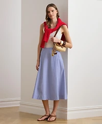 Lauren Ralph Lauren Women's Striped Paneled Skirt