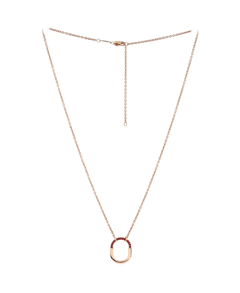 Pre-Owned Tiffany & Co Lock Motif Pendant Necklace