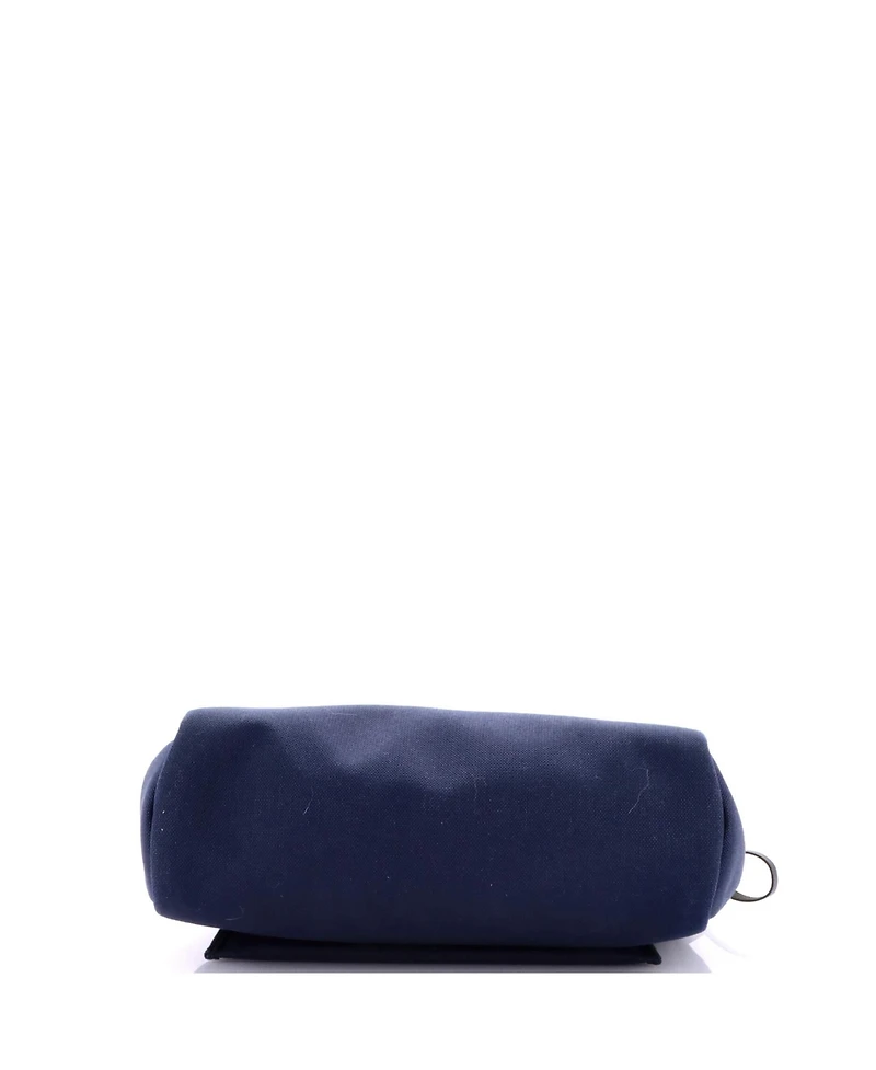 Pre-Owned HERMES Herbag Zip Leather and Toile