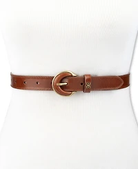 Sam Edelman Leather Inset Harness Buckle Belt