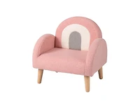 Slickblue Children s Lounge Armchair with Cushioned Back and Armrests