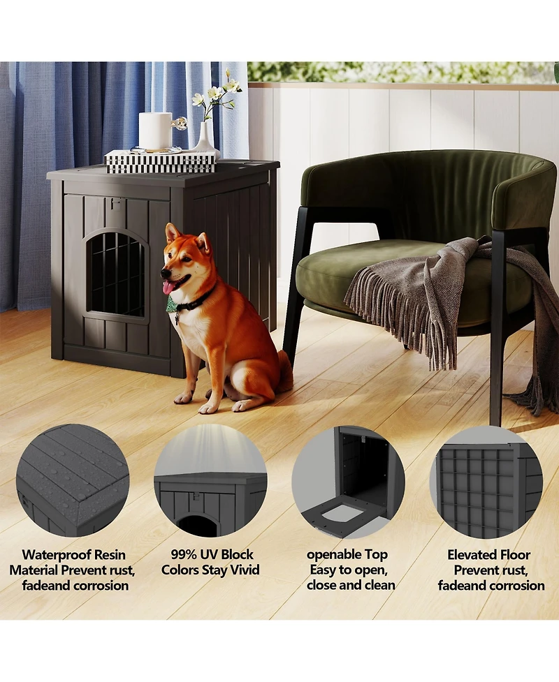 Decksplore 30 Gal Pet Nest Shallow Cat House Outdoor Indoor Cozy