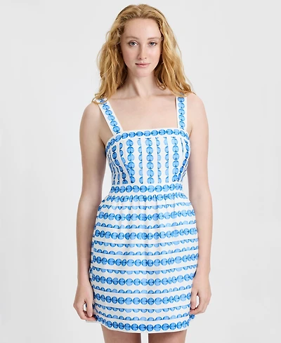 French Connection Women's Square Neck Mini Dress