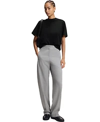 Boss by Hugo Women's Mercerized Cotton Relaxed-Fit T-Shirt