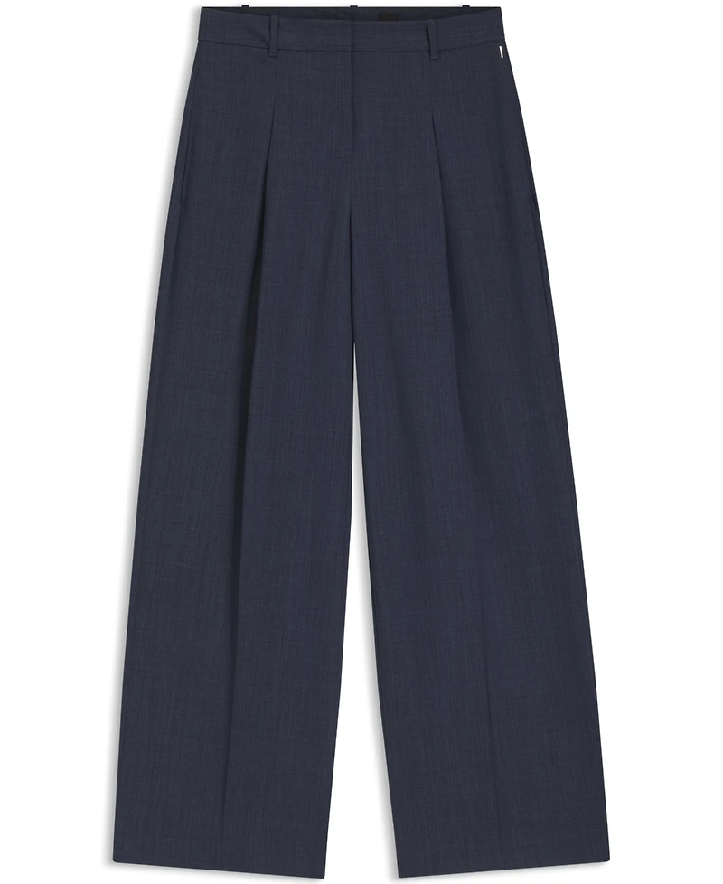 Boss by Hugo Boss Women's Virgin Wool Regular-Fit Pants