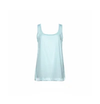 Pre-Owned Missoni Women's Pastel Blue Silk & Knit Sleeveless Scoop Neck Top