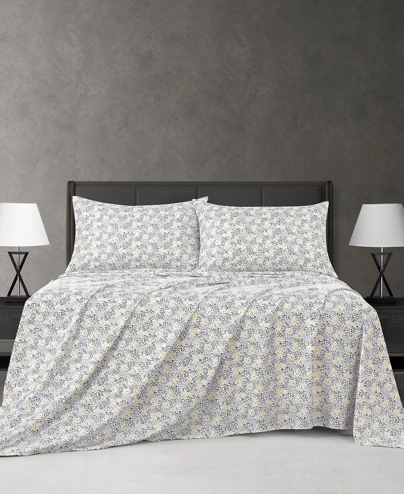 Perry Ellis Charlotte 4-Pc. Sheet Set