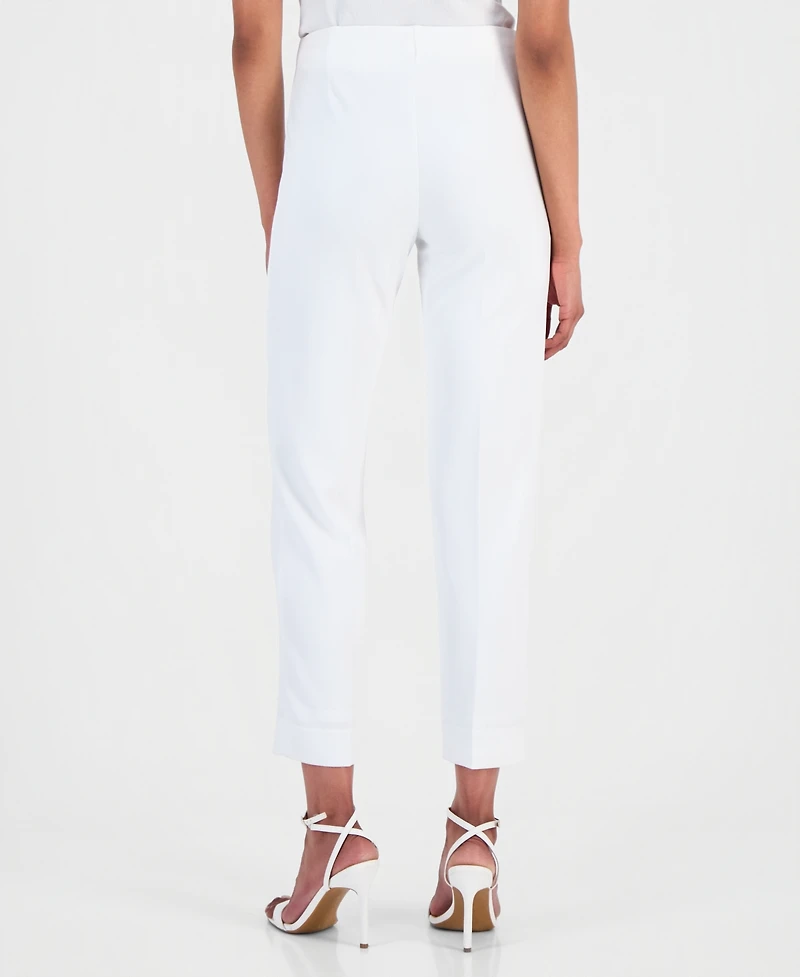 Anne Klein Petite Straight Leg Ankle Pants