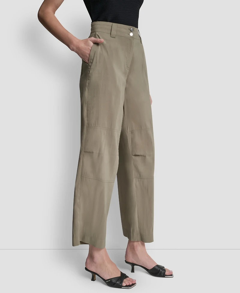 Dkny Women's Sueded Fuji Two-Button Cargo Pants