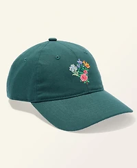 Macy's Flower Show Medallion Baseball Cap, Macy's Exclusive