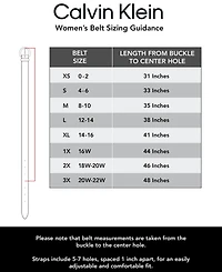 Calvin Klein Reversible Center Bar Buckle Dress Belt