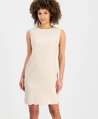 Kasper Women's Scalloped-Hem Sheath Dress