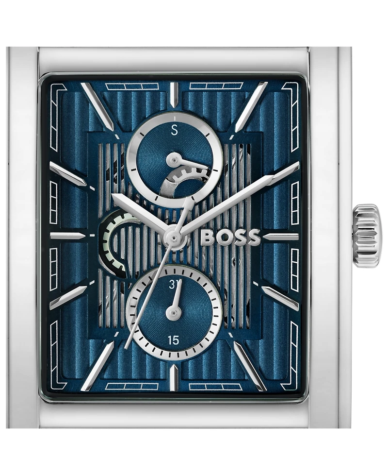 Hugo Boss Men's Principle Dress Multi Quartz Multi Stainless Steel Watch, 42.5mm