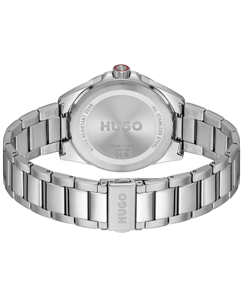 Hugo Boss Men's Seam Quartz Stainless Steel Watch, 42.5mm