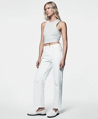 Dkny Jeans Women's Classic High Rise Straight No Cuff