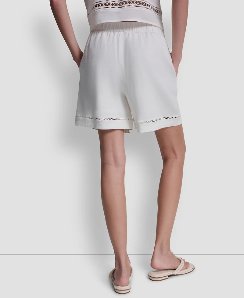 Dkny Jeans Women's Pull-On Elastic Boxer Shorts