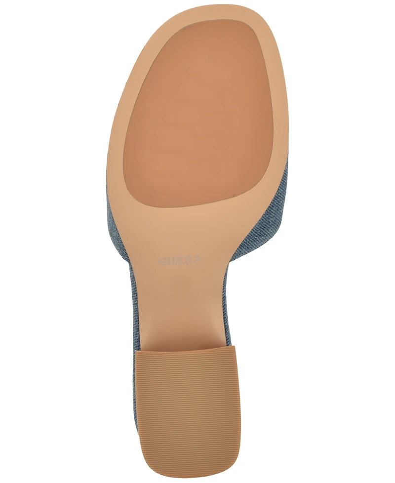 Guess Women's Cerrina Slip-On Block Heel Sandals