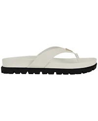 Guess Women's Davelle Lug Sole Logo Thong Sandals