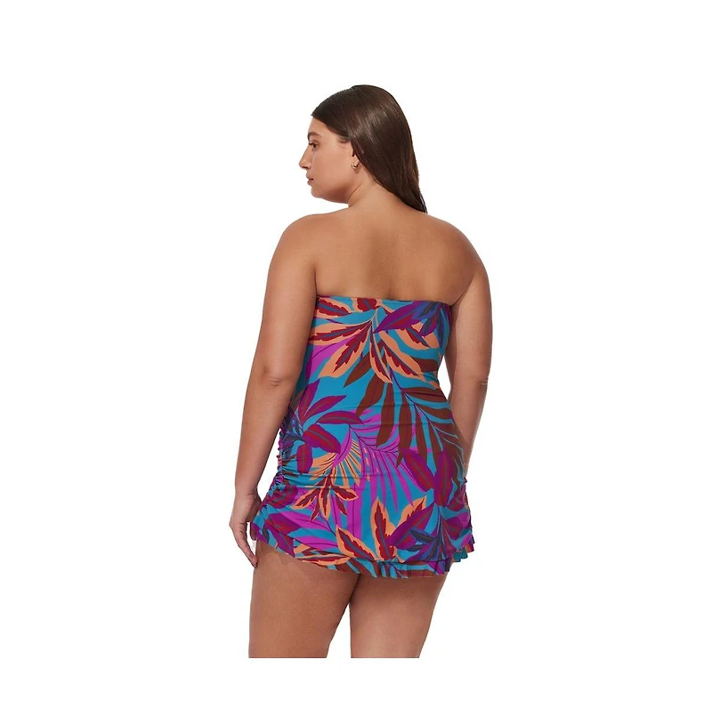 Profile by Gottex Women's Plantopia Bandeau Swimdress