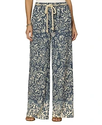 Democracy Petite Pleated Wide Leg Pants