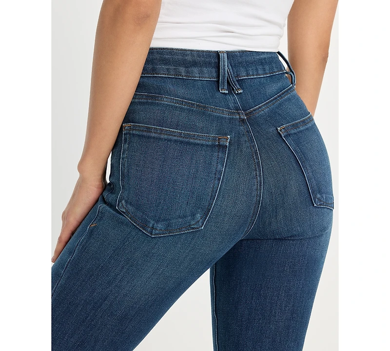 Good American Women's Classic Boot-Cut Jeans