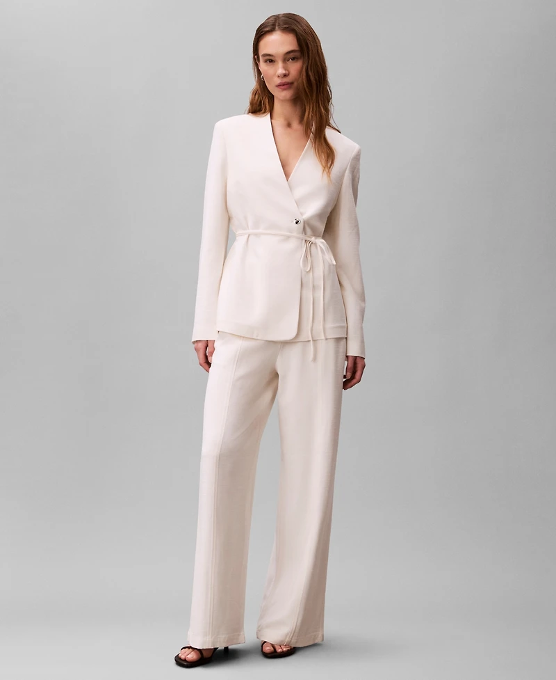 Calvin Klein Women's Single-Button Blazer