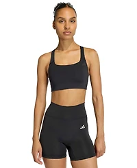 adidas Women's Workout Square Neck Support Bra