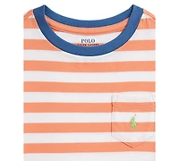 Polo Ralph Lauren Boys' 2T-7 Striped Crewneck T-Shirt
